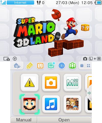 3ds home menu